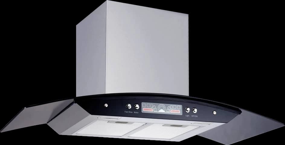 Slanted Glass Range Hood gallery view 1