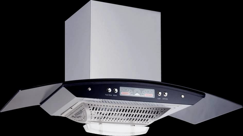 Slanted Glass Range Hood gallery view 2